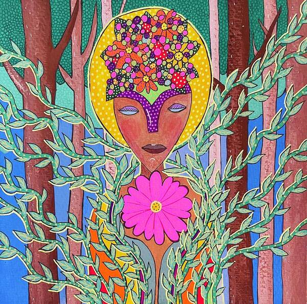 Arayani Goddess of Forests - Art Print