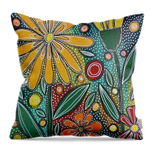 Load image into Gallery viewer, Autumn Flowers - Throw Pillow
