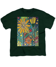 Load image into Gallery viewer, Autumn Flowers - Youth T-Shirt
