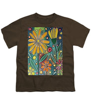 Load image into Gallery viewer, Autumn Flowers - Youth T-Shirt
