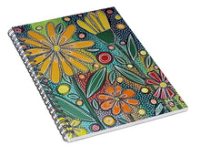 Load image into Gallery viewer, Autumn Flowers - Spiral Notebook
