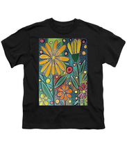 Load image into Gallery viewer, Autumn Flowers - Youth T-Shirt
