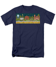 Load image into Gallery viewer, Bloom and Grow Mural City Night - Men's T-Shirt  (Regular Fit)
