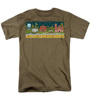 Load image into Gallery viewer, Bloom and Grow Mural City Night - Men's T-Shirt  (Regular Fit)
