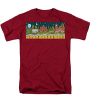 Load image into Gallery viewer, Bloom and Grow Mural City Night - Men's T-Shirt  (Regular Fit)

