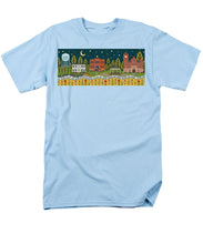 Load image into Gallery viewer, Bloom and Grow Mural City Night - Men's T-Shirt  (Regular Fit)
