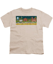 Load image into Gallery viewer, Bloom and Grow Mural City Night - Youth T-Shirt
