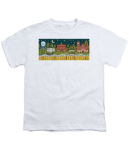 Load image into Gallery viewer, Bloom and Grow Mural City Night - Youth T-Shirt
