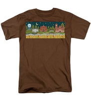 Load image into Gallery viewer, Bloom and Grow Mural City Night - Men's T-Shirt  (Regular Fit)
