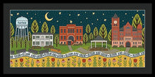 Load image into Gallery viewer, Bloom and Grow Mural City Night - Framed Print
