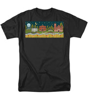 Load image into Gallery viewer, Bloom and Grow Mural City Night - Men's T-Shirt  (Regular Fit)
