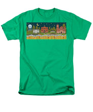 Load image into Gallery viewer, Bloom and Grow Mural City Night - Men's T-Shirt  (Regular Fit)
