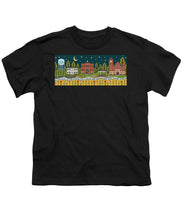Load image into Gallery viewer, Bloom and Grow Mural City Night - Youth T-Shirt
