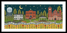 Load image into Gallery viewer, Bloom and Grow Mural City Night - Framed Print
