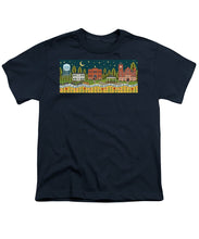 Load image into Gallery viewer, Bloom and Grow Mural City Night - Youth T-Shirt
