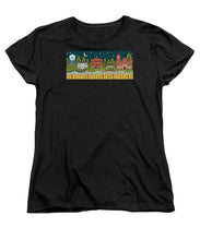 Load image into Gallery viewer, Bloom and Grow Mural City Night - Women's T-Shirt (Standard Fit)
