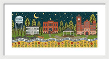 Load image into Gallery viewer, Bloom and Grow Mural City Night - Framed Print
