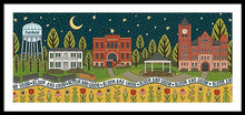 Load image into Gallery viewer, Bloom and Grow Mural City Night - Framed Print

