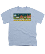 Load image into Gallery viewer, Bloom and Grow Mural City Night - Youth T-Shirt
