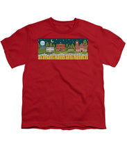 Load image into Gallery viewer, Bloom and Grow Mural City Night - Youth T-Shirt
