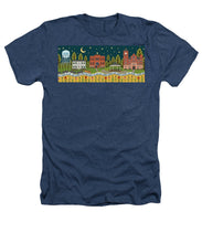 Load image into Gallery viewer, Bloom and Grow Mural City Night - Heathers T-Shirt
