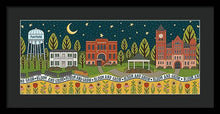 Load image into Gallery viewer, Bloom and Grow Mural City Night - Framed Print
