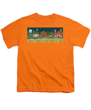 Load image into Gallery viewer, Bloom and Grow Mural City Night - Youth T-Shirt
