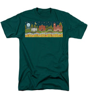 Load image into Gallery viewer, Bloom and Grow Mural City Night - Men's T-Shirt  (Regular Fit)
