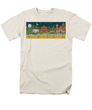 Load image into Gallery viewer, Bloom and Grow Mural City Night - Men's T-Shirt  (Regular Fit)
