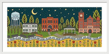Load image into Gallery viewer, Bloom and Grow Mural City Night - Framed Print
