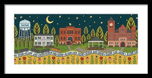 Load image into Gallery viewer, Bloom and Grow Mural City Night - Framed Print
