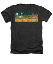 Load image into Gallery viewer, Bloom and Grow Mural City Night - Heathers T-Shirt
