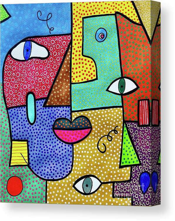 Deconstructed Faces - Canvas Print