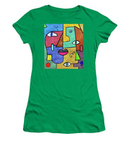 Load image into Gallery viewer, Deconstructed Faces - Women&#39;s T-Shirt
