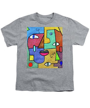 Load image into Gallery viewer, Deconstructed Faces - Youth T-Shirt
