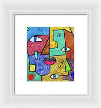 Load image into Gallery viewer, Deconstructed Faces - Framed Print
