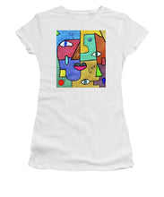 Load image into Gallery viewer, Deconstructed Faces - Women&#39;s T-Shirt
