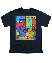 Load image into Gallery viewer, Deconstructed Faces - Youth T-Shirt
