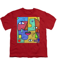 Load image into Gallery viewer, Deconstructed Faces - Youth T-Shirt

