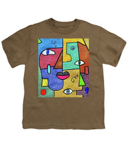 Load image into Gallery viewer, Deconstructed Faces - Youth T-Shirt
