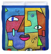 Load image into Gallery viewer, Deconstructed Faces - Duvet Cover
