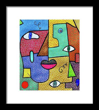 Load image into Gallery viewer, Deconstructed Faces - Framed Print
