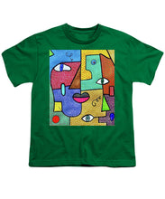 Load image into Gallery viewer, Deconstructed Faces - Youth T-Shirt
