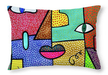 Load image into Gallery viewer, Deconstructed Faces - Throw Pillow
