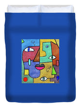 Load image into Gallery viewer, Deconstructed Faces - Duvet Cover
