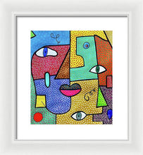 Load image into Gallery viewer, Deconstructed Faces - Framed Print
