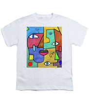 Load image into Gallery viewer, Deconstructed Faces - Youth T-Shirt
