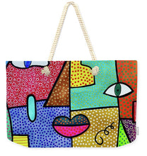 Load image into Gallery viewer, Deconstructed Faces - Weekender Tote Bag
