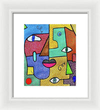 Load image into Gallery viewer, Deconstructed Faces - Framed Print
