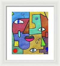 Load image into Gallery viewer, Deconstructed Faces - Framed Print
